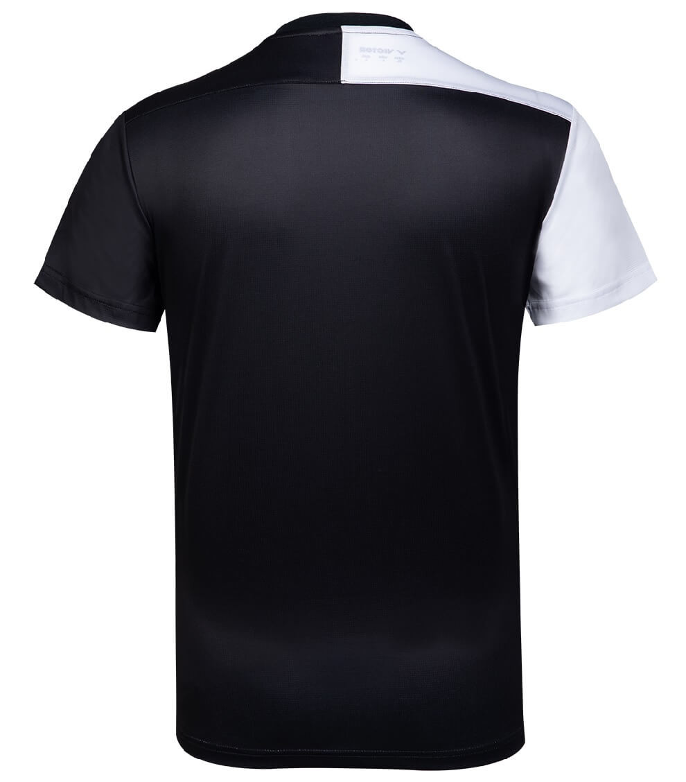 VICTOR T-Shirt Unisex T-10007 C schwarz-weiß schwarz-weiß
