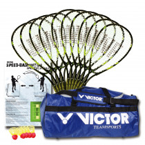 VICFUN Speed-Badminton Schulsportset XXL EDITION 24er
