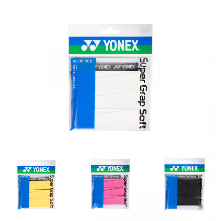 Yonex Super Grap Soft AC 136 3er Pack